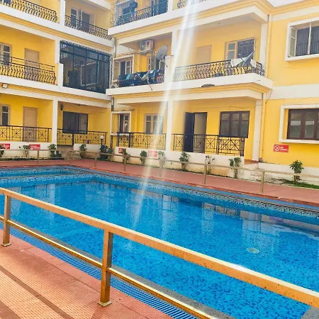Baga Beach Apartments Goa Calangute Exterior photo