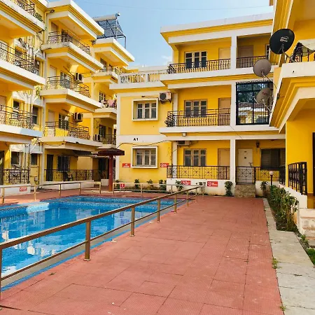 Baga Beach Apartments Goa Calangute Exterior photo