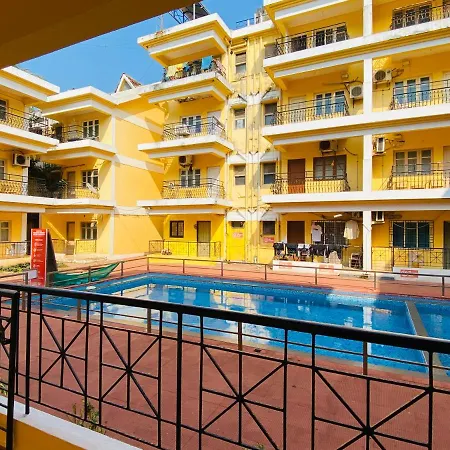 Baga Beach Apartments Goa Calangute Exterior photo